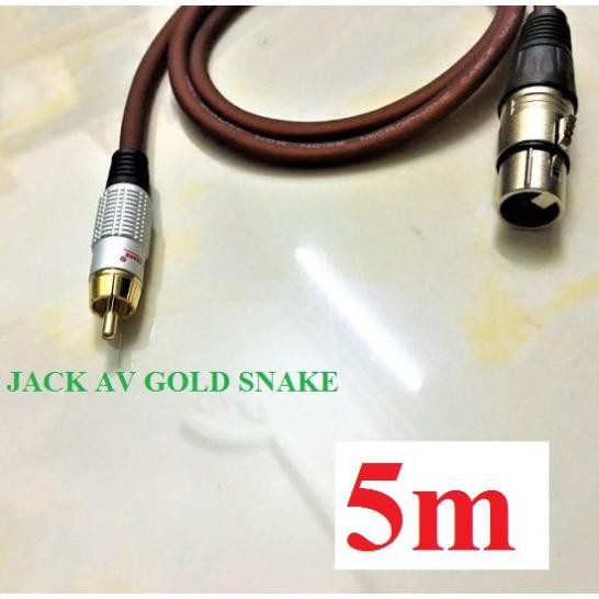 Dây Canon Cái ra AV cao cấp dài 5m