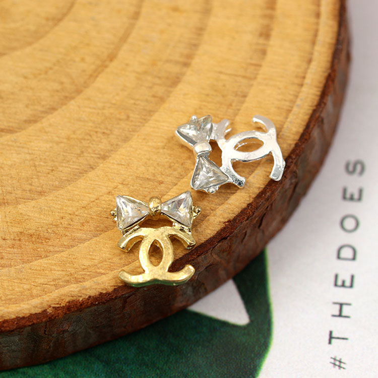 [Ảnh thật] Charm Đá Vàng Bạc Trang Trí Đính Móng 6B