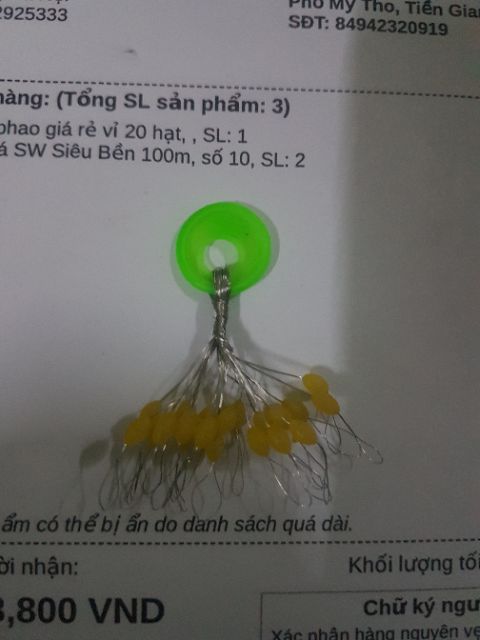 Hạt chặn phao câu cá  (cam kết bán hàng chất lượng có bảo hành)