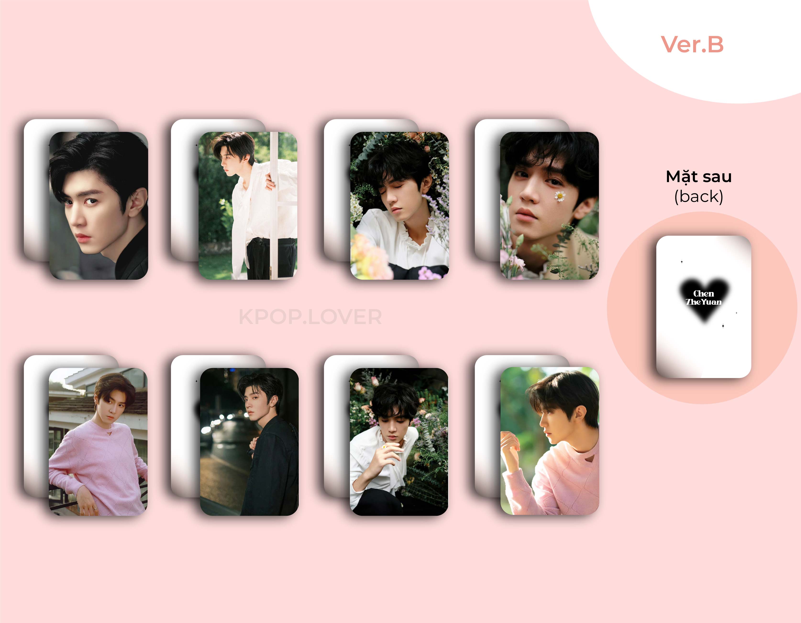SET 8 CARD BO GÓC Trần Triết Viễn