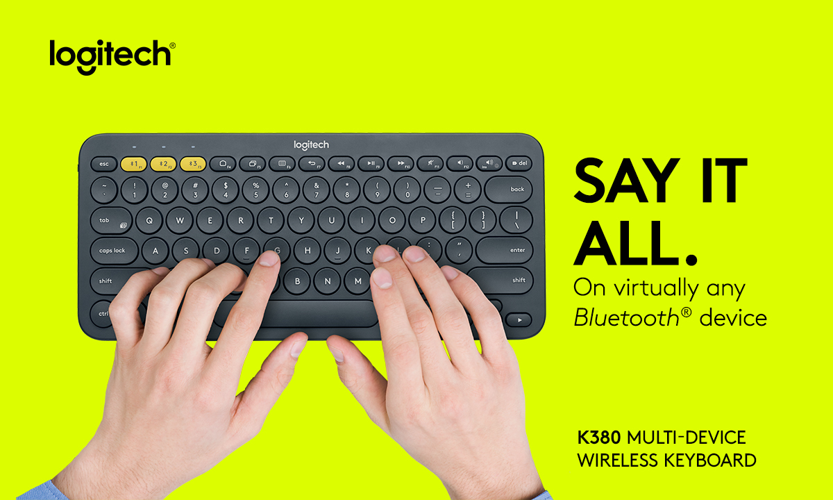 Bàn phím Bluetooth đa thiết bị Logitech K380