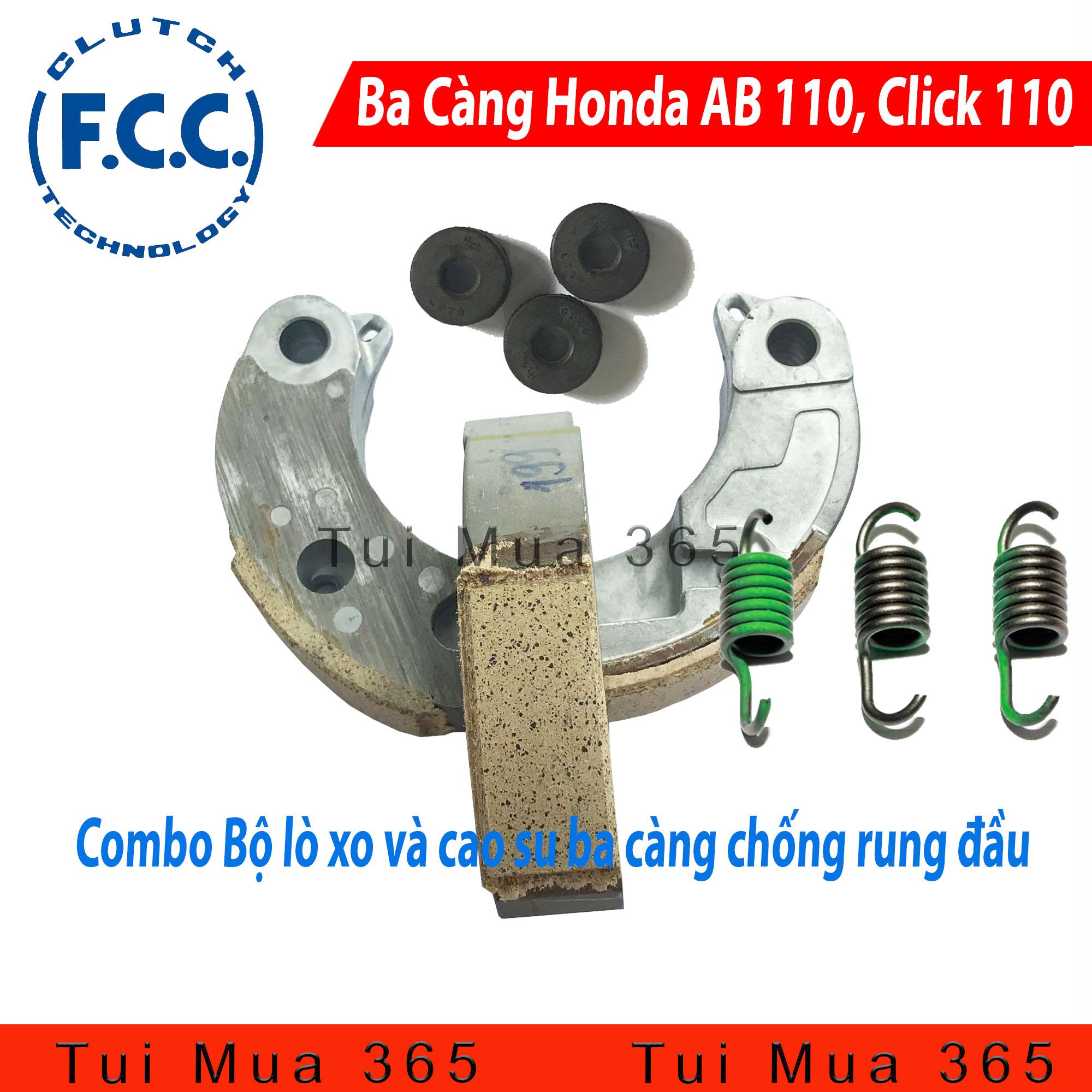 [HCM]Combo Chống Rung Đầu Honda Air Blade 110 Click 110 SCR 110 Tặng kèm cao su ba càng.