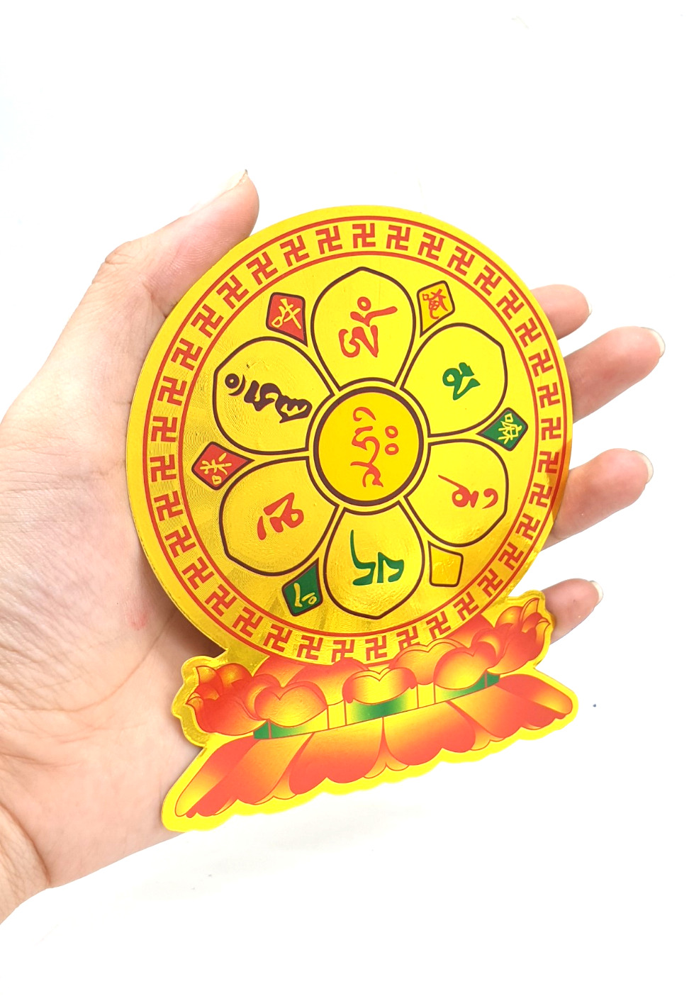 Miếng dán omani hoa sen 12x10