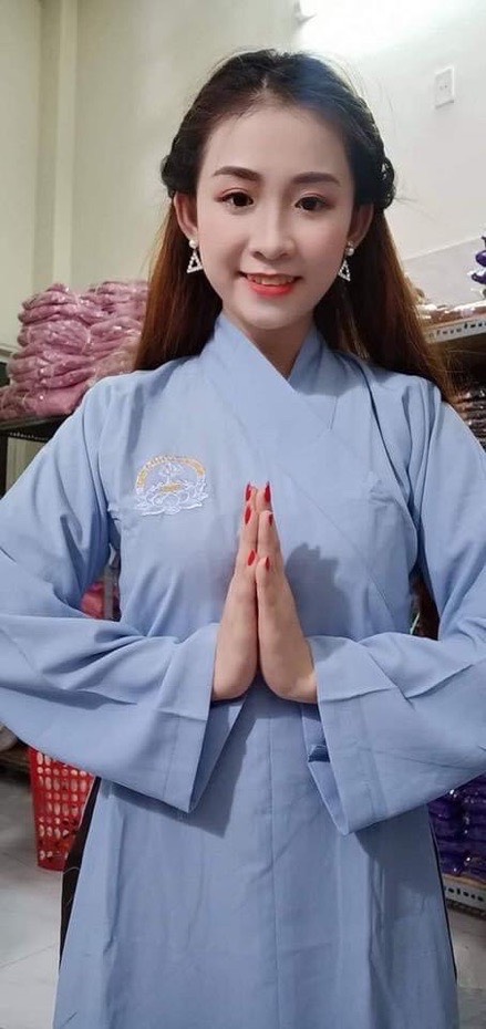 ÁO TRÀNG PHẬT TỬ ÁO LAM#ĐỒ ĐI CHÙA