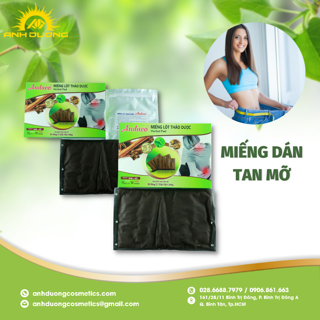 Anh Duong Herbal Pads - Supports Warming and Relaxing the Neck, Shoulders, Nakes, Back and Spine Area