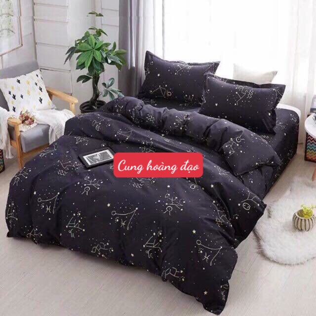 Bộ ga gối,ga trải giường 3 món 1m6x2m