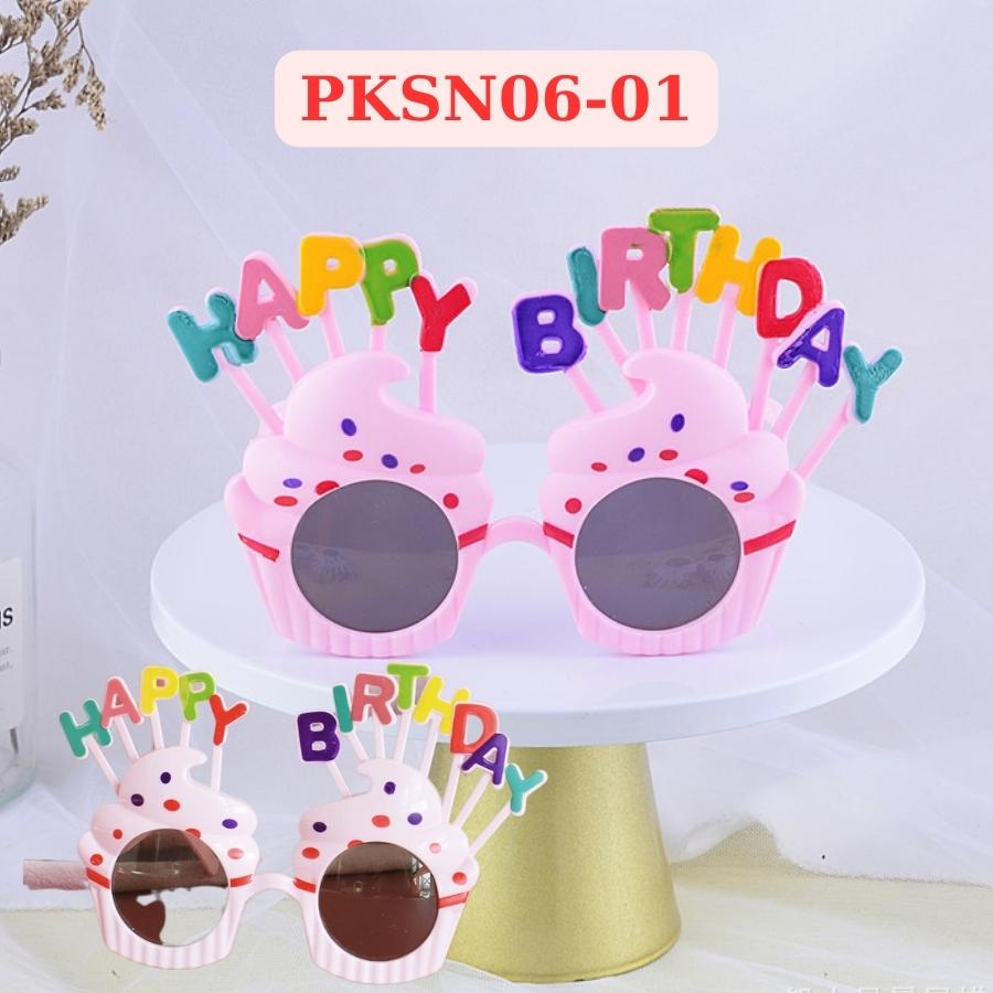 Kính Mắt Happy Birthday Trang Trí Tổ Chức Phụ Kiện Chụp Ảnh Sinh Nhật Cho Bé - PKSN11