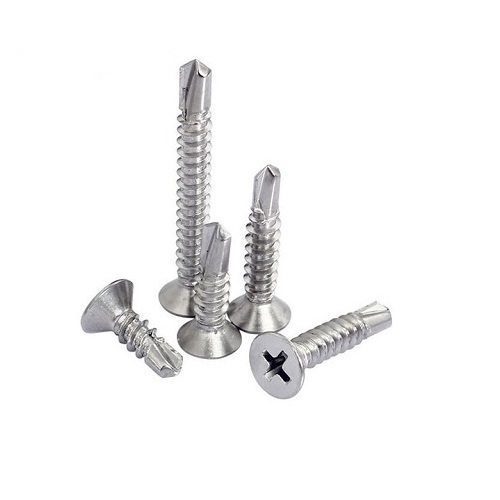 Vít đầu bằng tự khoan inox 401