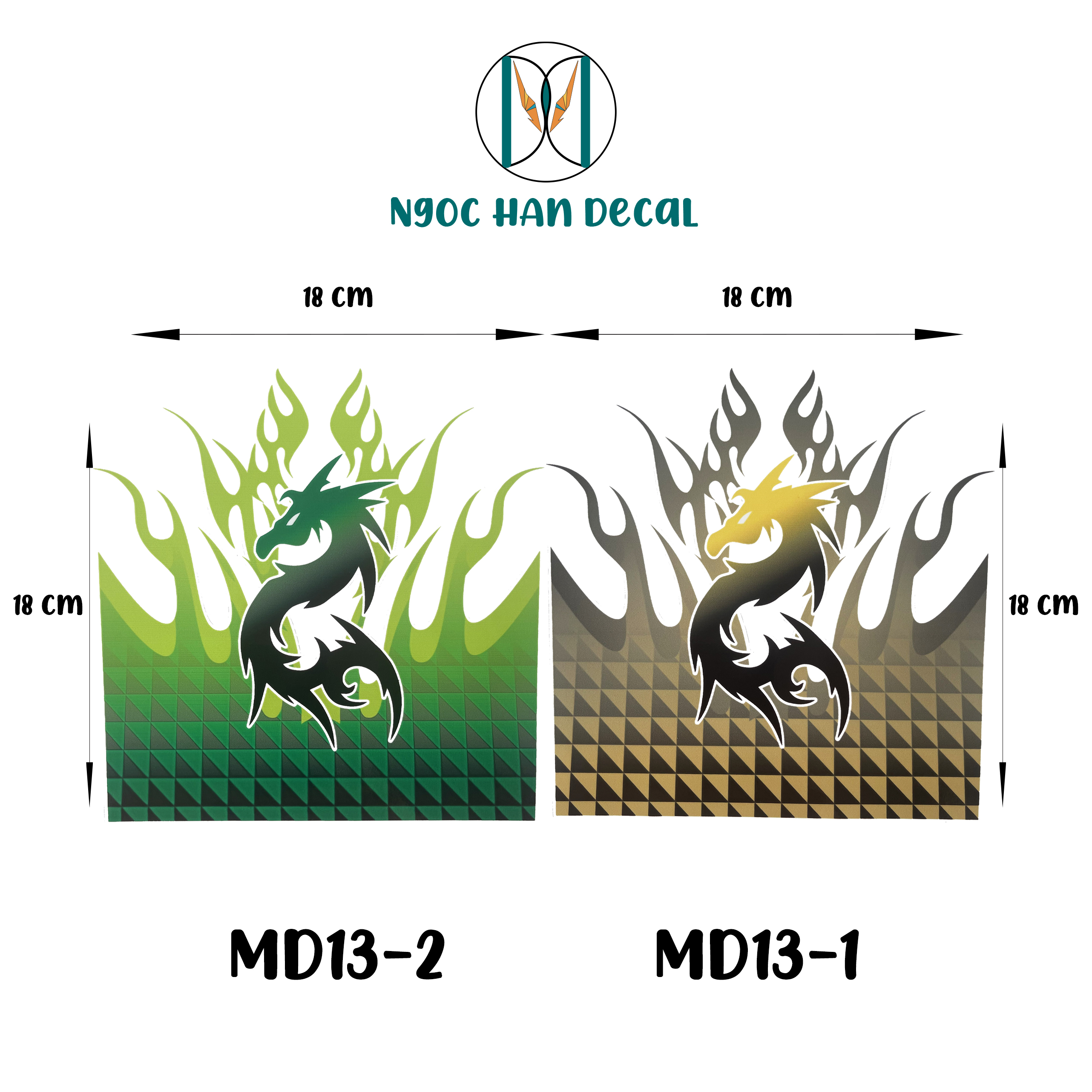 TEM DÁN MỎ DÈ TRƯỚC SAU XE MÁY