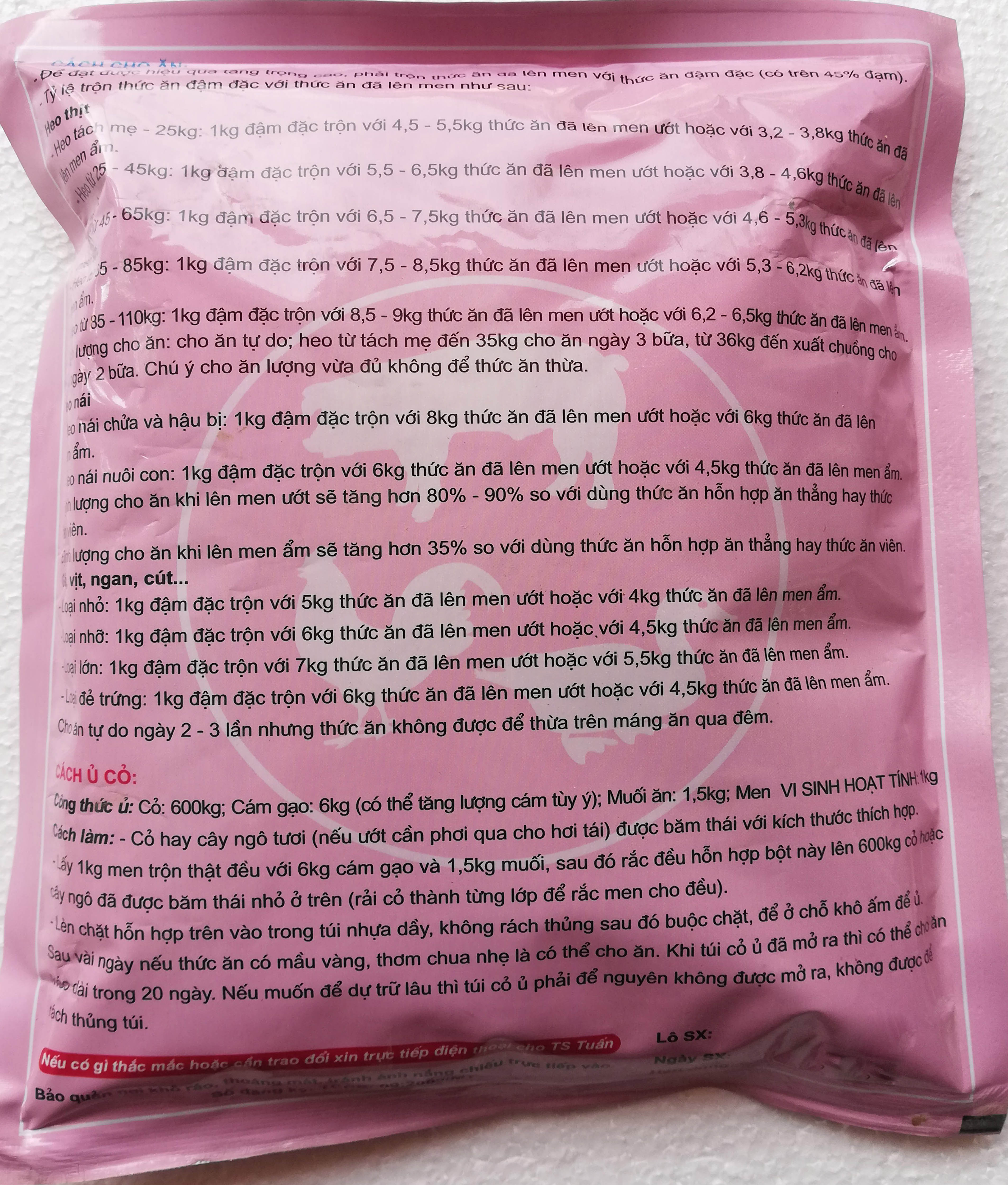2 gói Men ủ vi sinh hoạt tính 500g