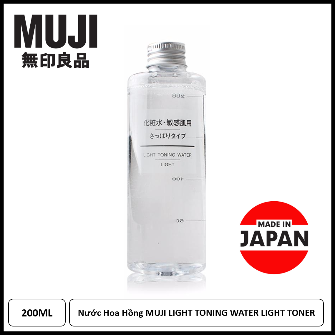 HCMNước hoa hồng Muji Light Toning Water Toner 200ml - Light