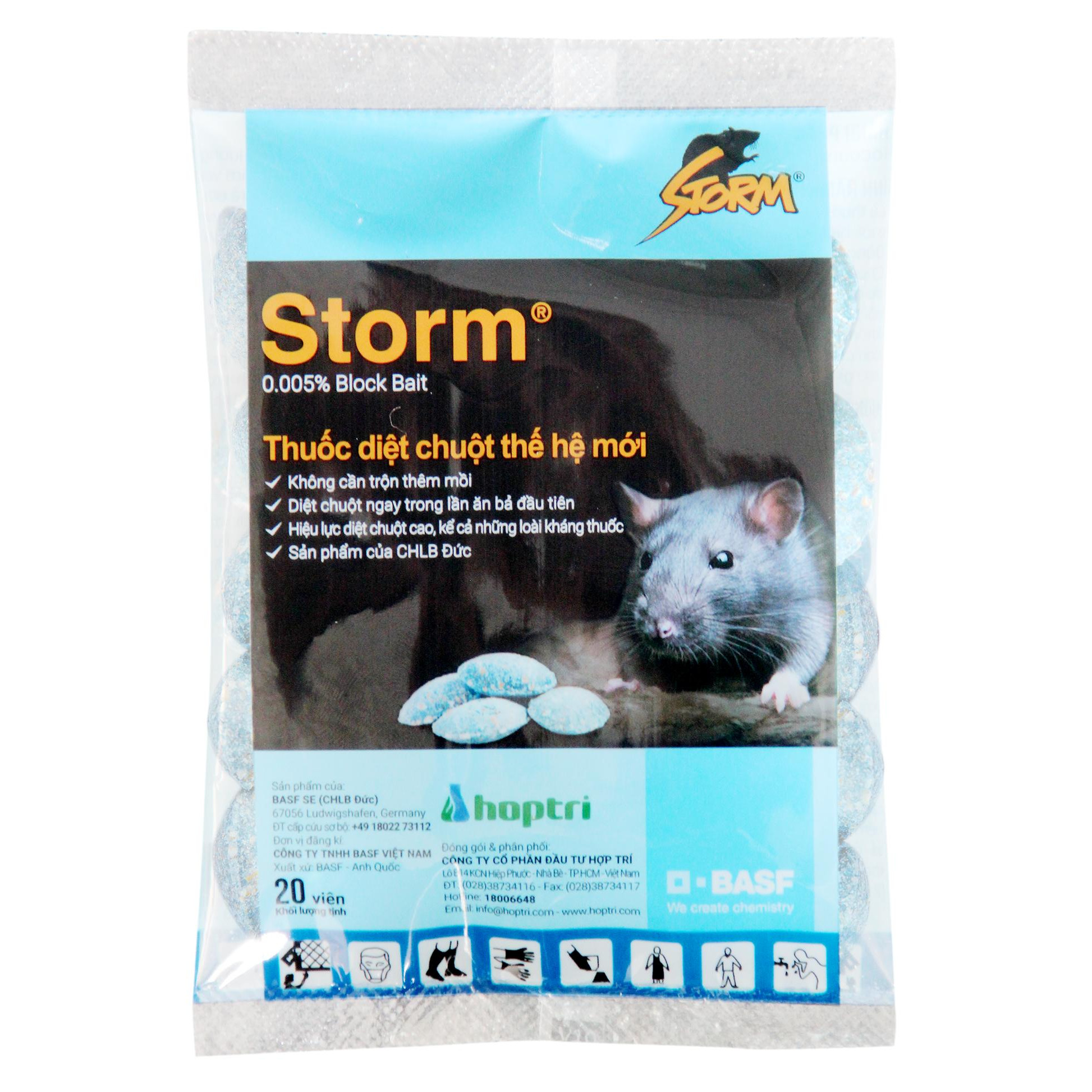 Thuốc diệt chuột STORM 20 viên