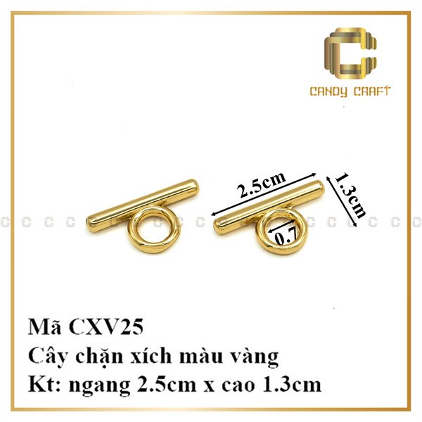 Cây chặn dây xích - phụ kiện làm túi xách