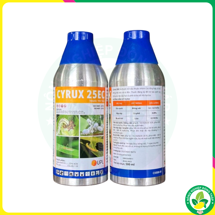 Thuốc Trừ Sâu CYRUX 25EC (Chai 500ml)