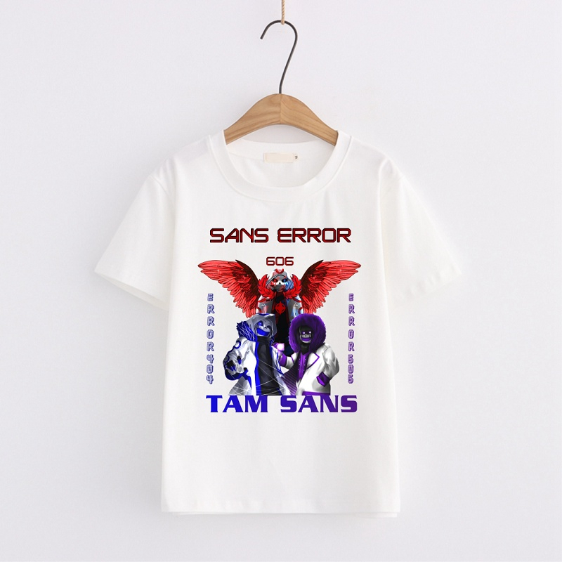 Áo thun tam sans error 404 _ error sans 505 _ sans 606 đại chiến đủ size cho bé
