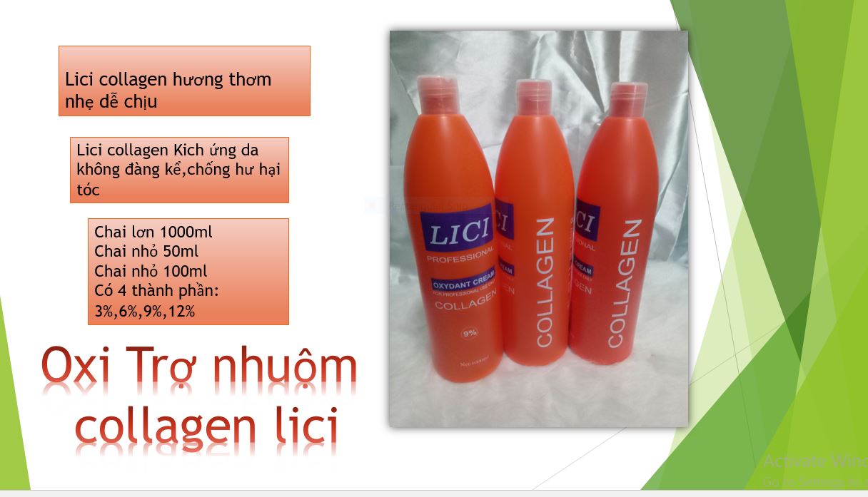 oxi chai nhỏ lici collagen