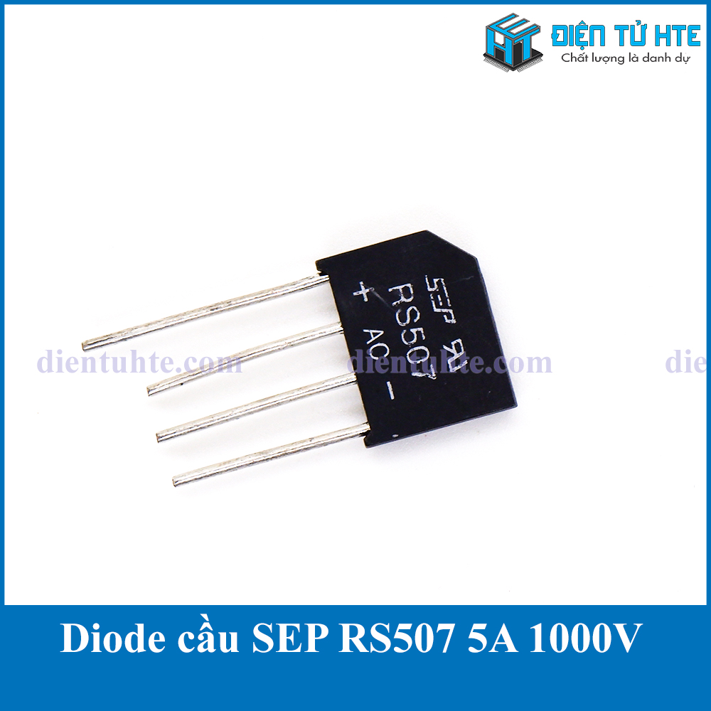 Diode cầu sep rs507 5a 1000v - bộ 2 con