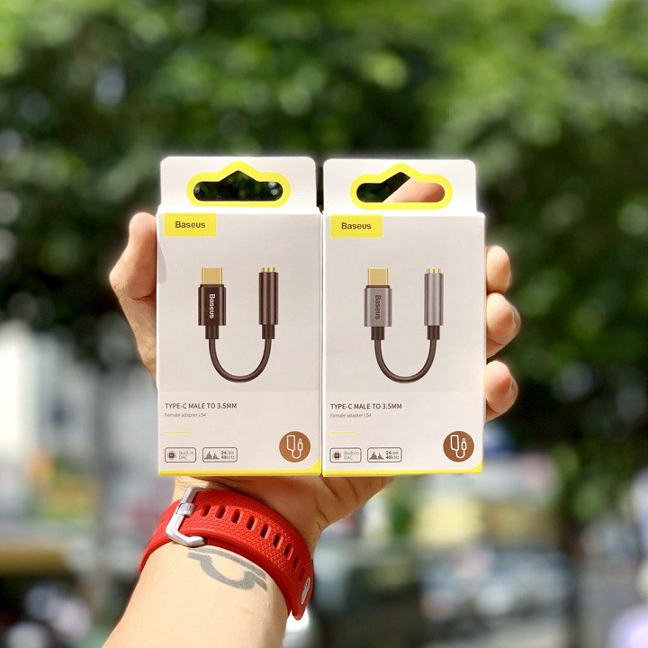 Cáp chuyển đổi Type C sang cổng 3.5mm Baseus L54 chính hãng