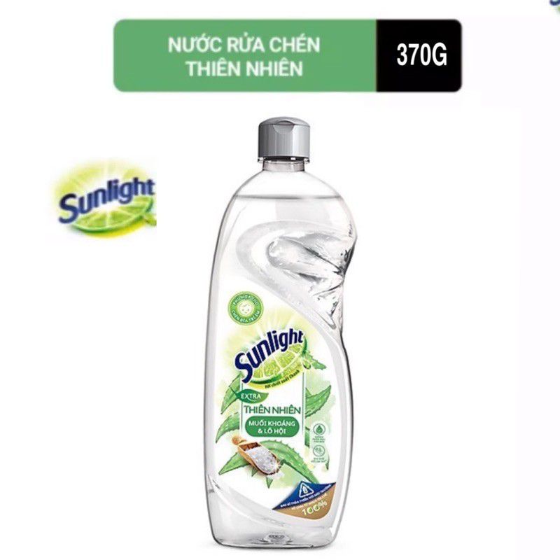 Chai Nước rửa chén Sunlight 370ml Siêu Sạch
