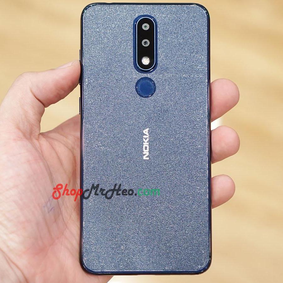[HCM]Bộ 3 Skin Dán Mặt Lưng Vân 3D Nokia 5.1 Plus - Nokia X5