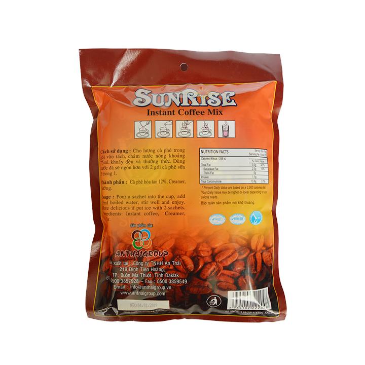 Cà phê sữa 3 trong 1 Sunrise (túi 20 gói x 18gr) - AnTháiCafé
