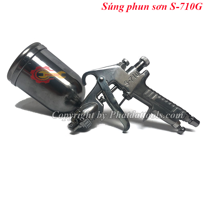 Sung phun sơn S-710G cao cấp-Lỗ phun 1.5