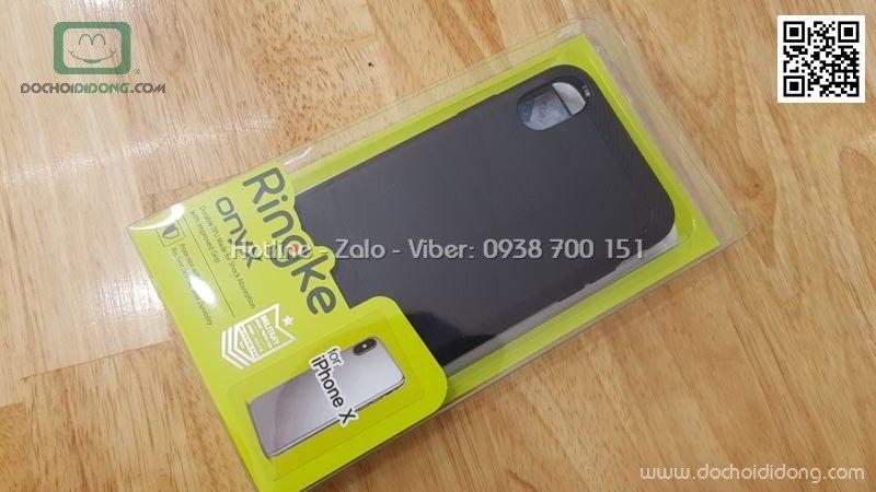 Ốp Lưng IPhone X Ringke Onyx Vân Kim Loại