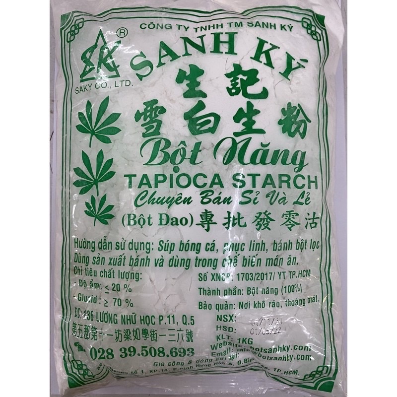 Bột năng Sanh Ký - Gói 1 Kg