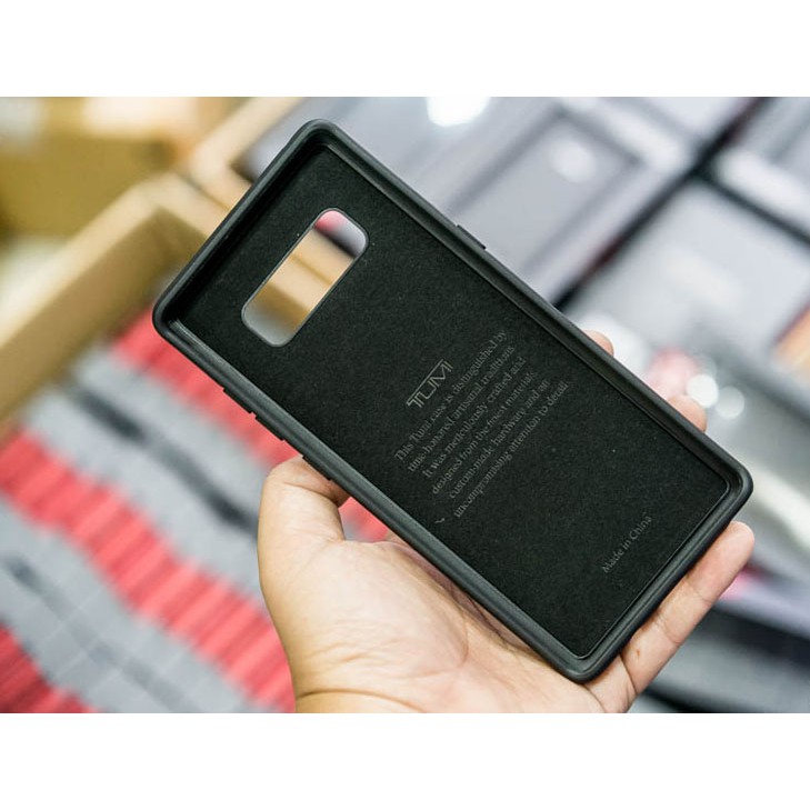 Ốp lưng da hàng hiệu Tumi cho điện thoại Samsung Galaxy Note 8