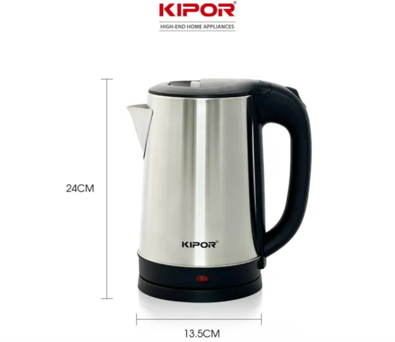Ấm đun siêu tốc inox kipor kp-318sa