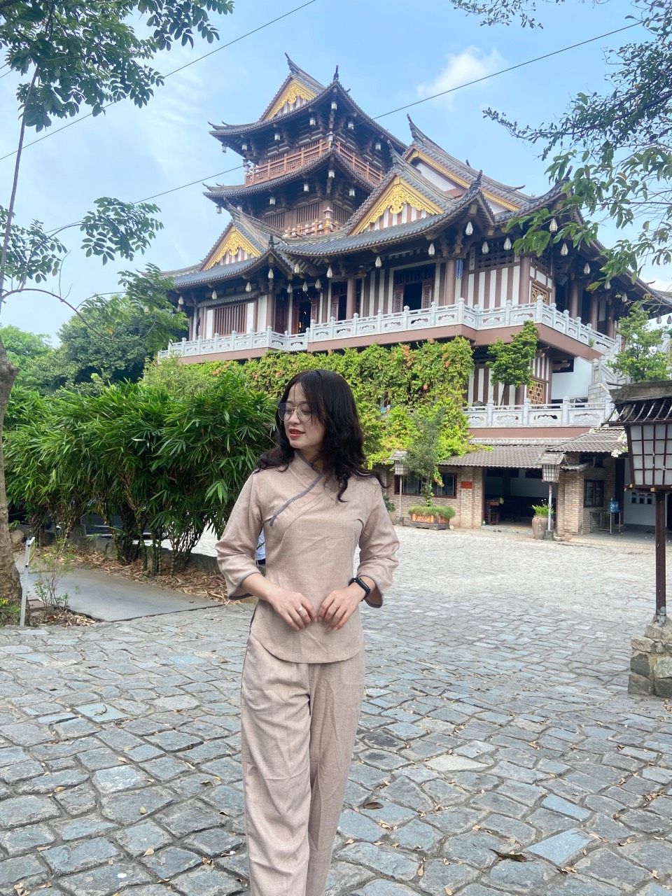 ĐỒ LAM ĐI CHÙA MẪU CHUI NHẬT VẢI LINEN