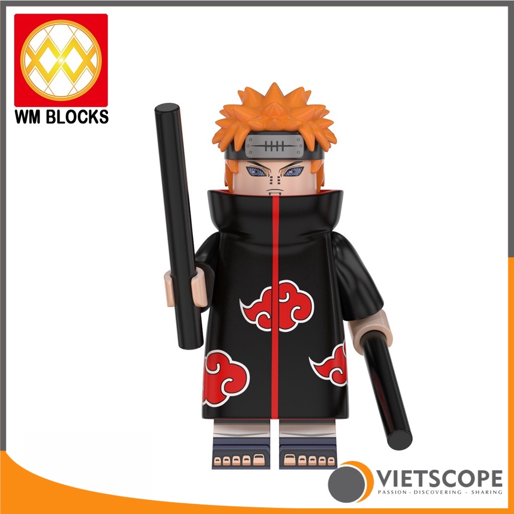 Lắp ráp 8 nhân vật Naruto Uchiha Itachi - Non lego – 7044