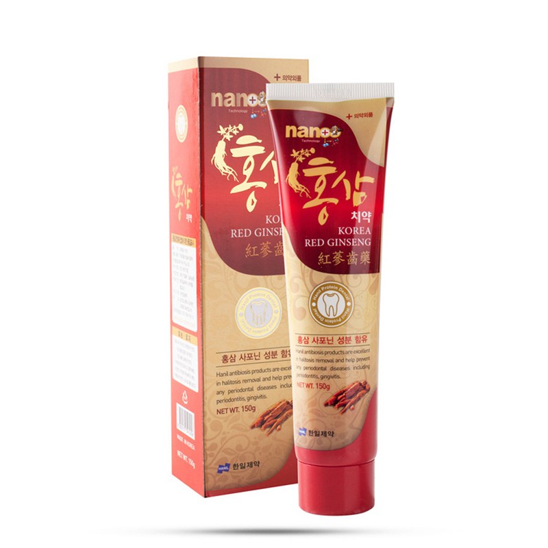 Kem Đánh Răng Hồng Sâm Nano Hàn Quốc 150g