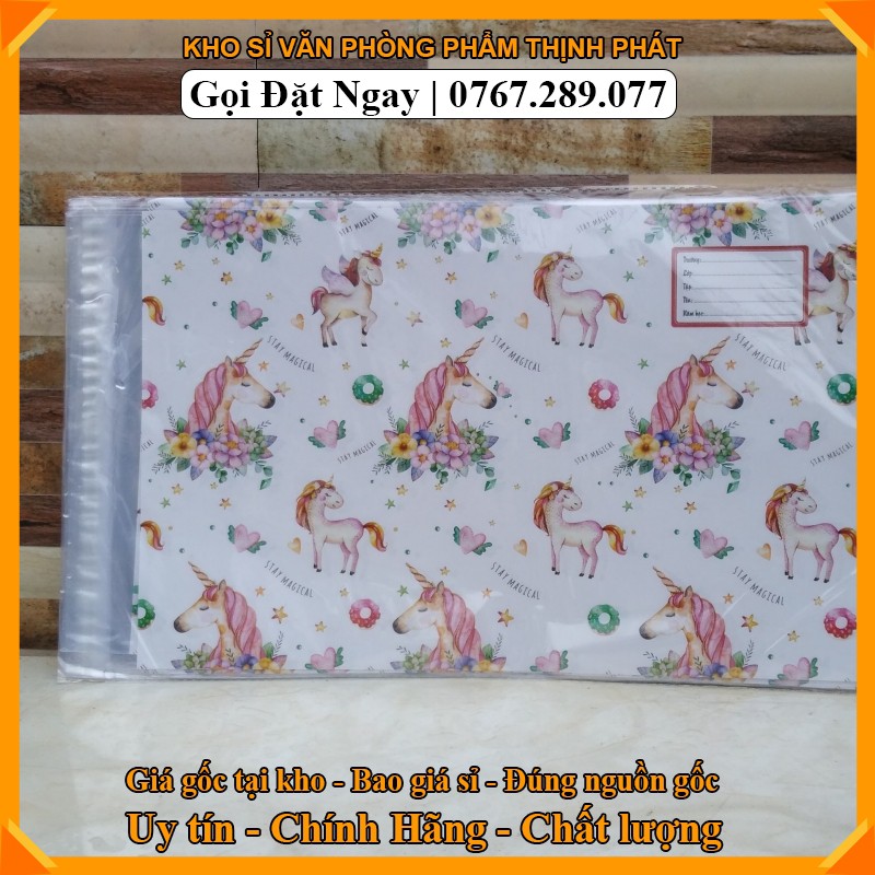 [HCM]Giấy bao tập + nhãn + giấy kiếng ( 1 xấp - 10 tờ)