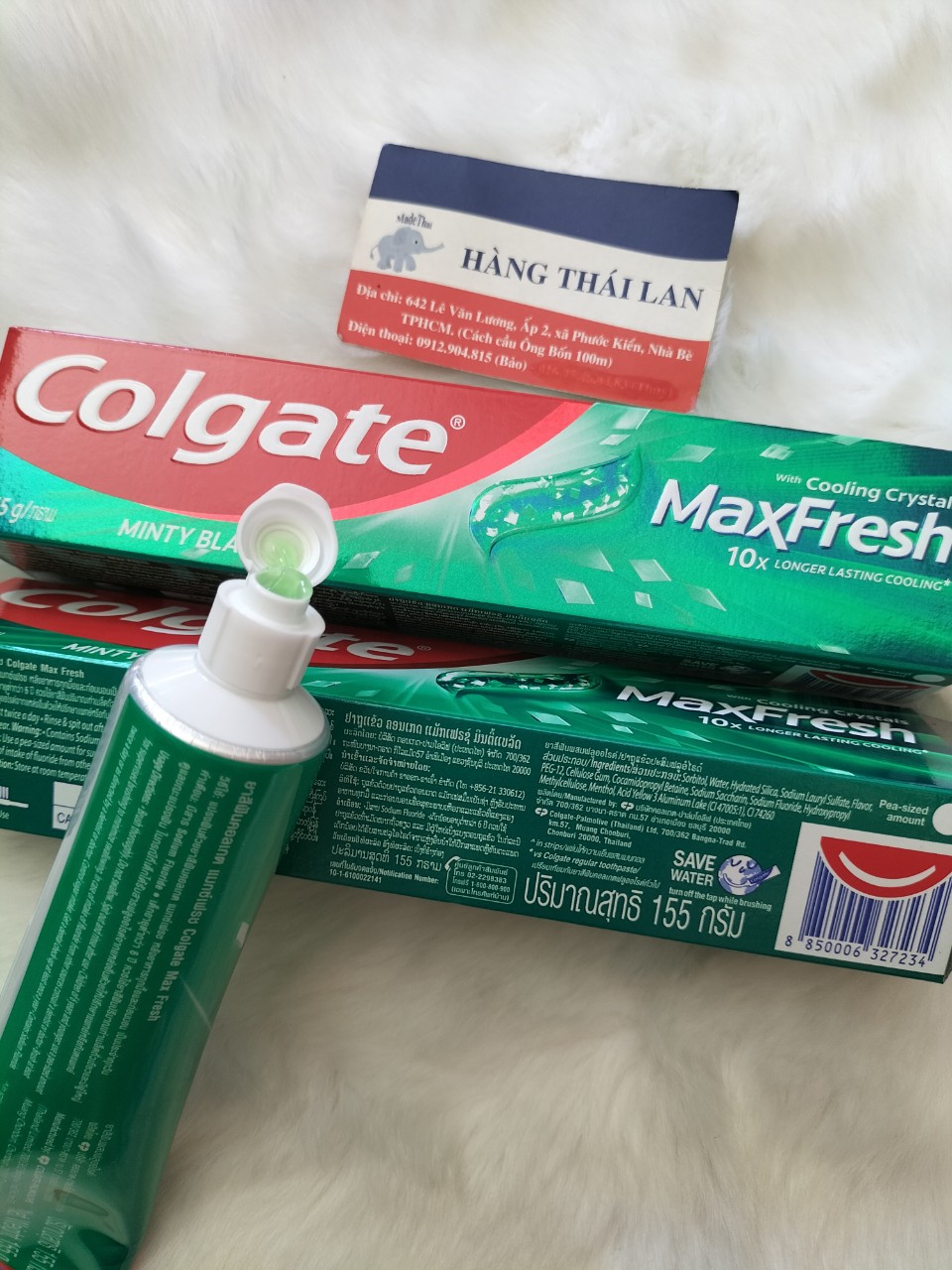 Kem đánh răng Colgate Max Fresh Thái Lan 155g