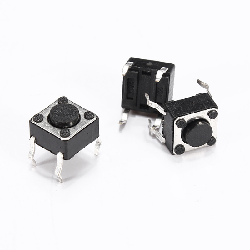 15 cái - Nút nhấn 4 chân 6x6x4.3mm DIP