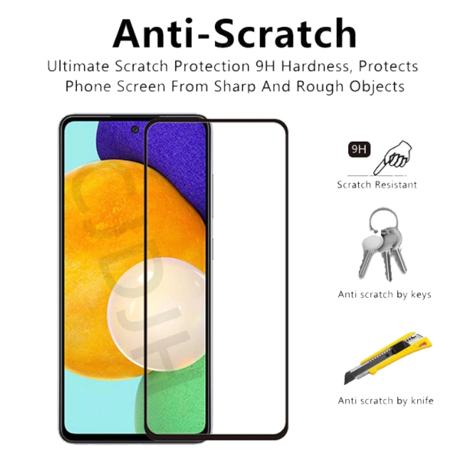 MIẾNG DÁN CƯỜNG LỰC FULL MÀN HÌNH SAMSUNG GALAXY A52 , A52S