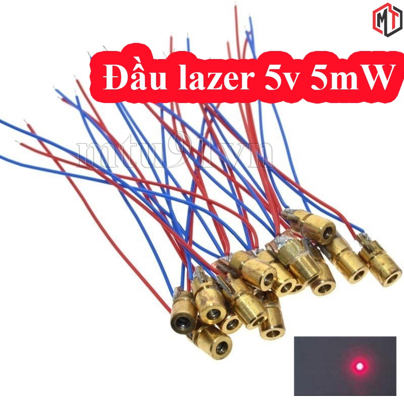 2 Đầu phát Laser 5mw 5v 6mm
