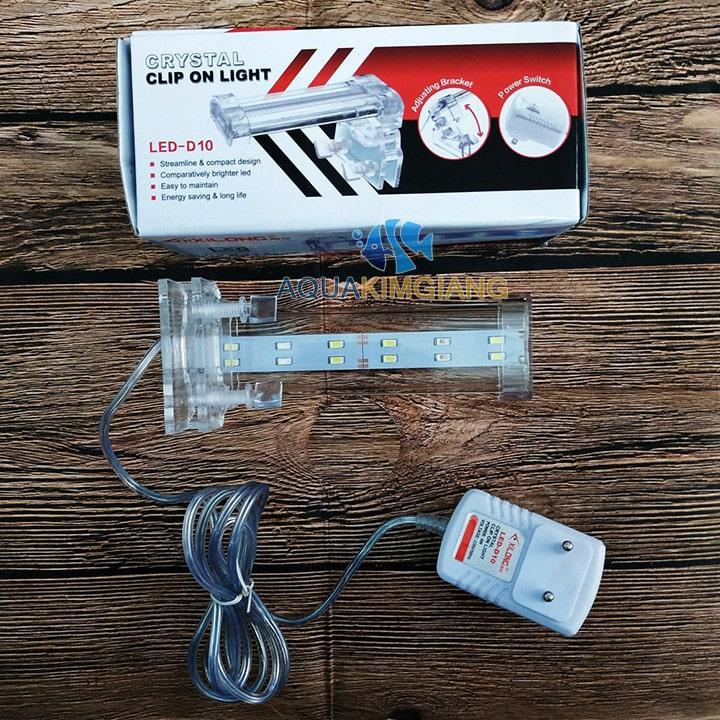 Đèn led kẹp bể cá cảnh mini D10