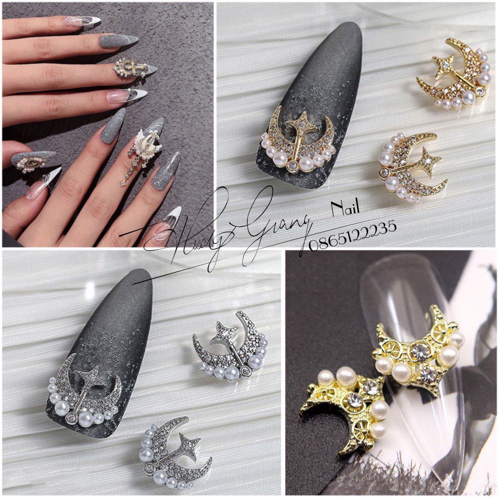 Charm nail - đá sáng - charm gắn móng