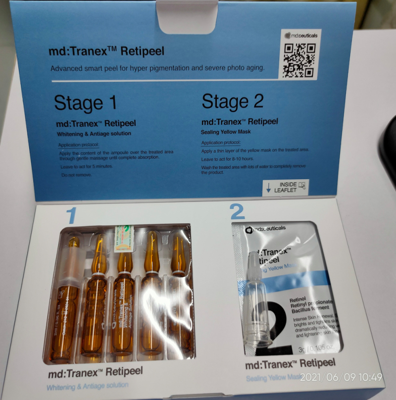 Thay Da Sinh Học Peel MD:ceuticals MD Tranex Retipeel