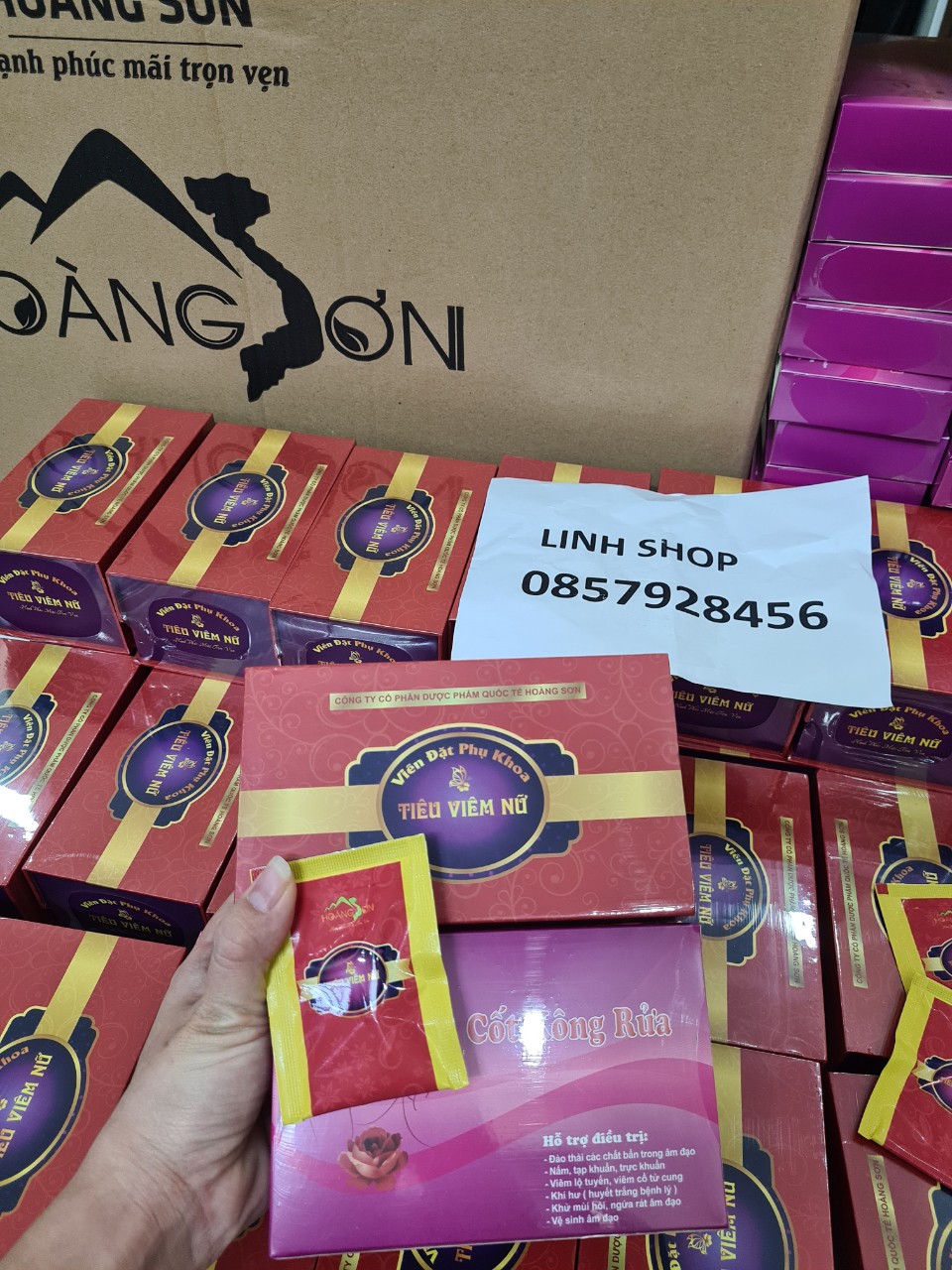tiêu viêm nữ hoàng sơn TẶNG cốt xông rửa
