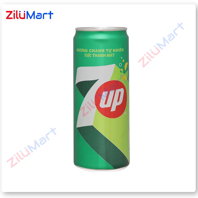 Nước ngọt 7 Up vị chanh (thùng 24 lon) loại 320ml