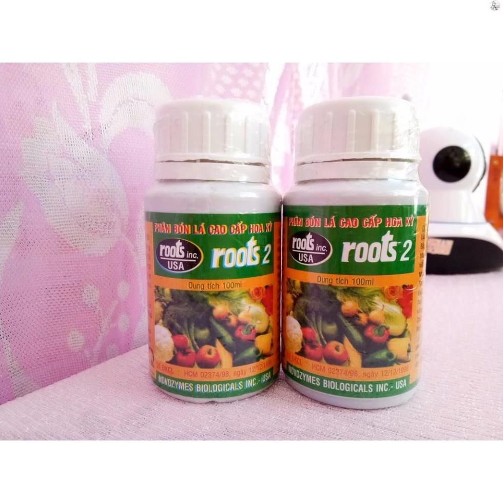 Set 2 chai phân bón dưỡng rễ roots 2 100ml roots2