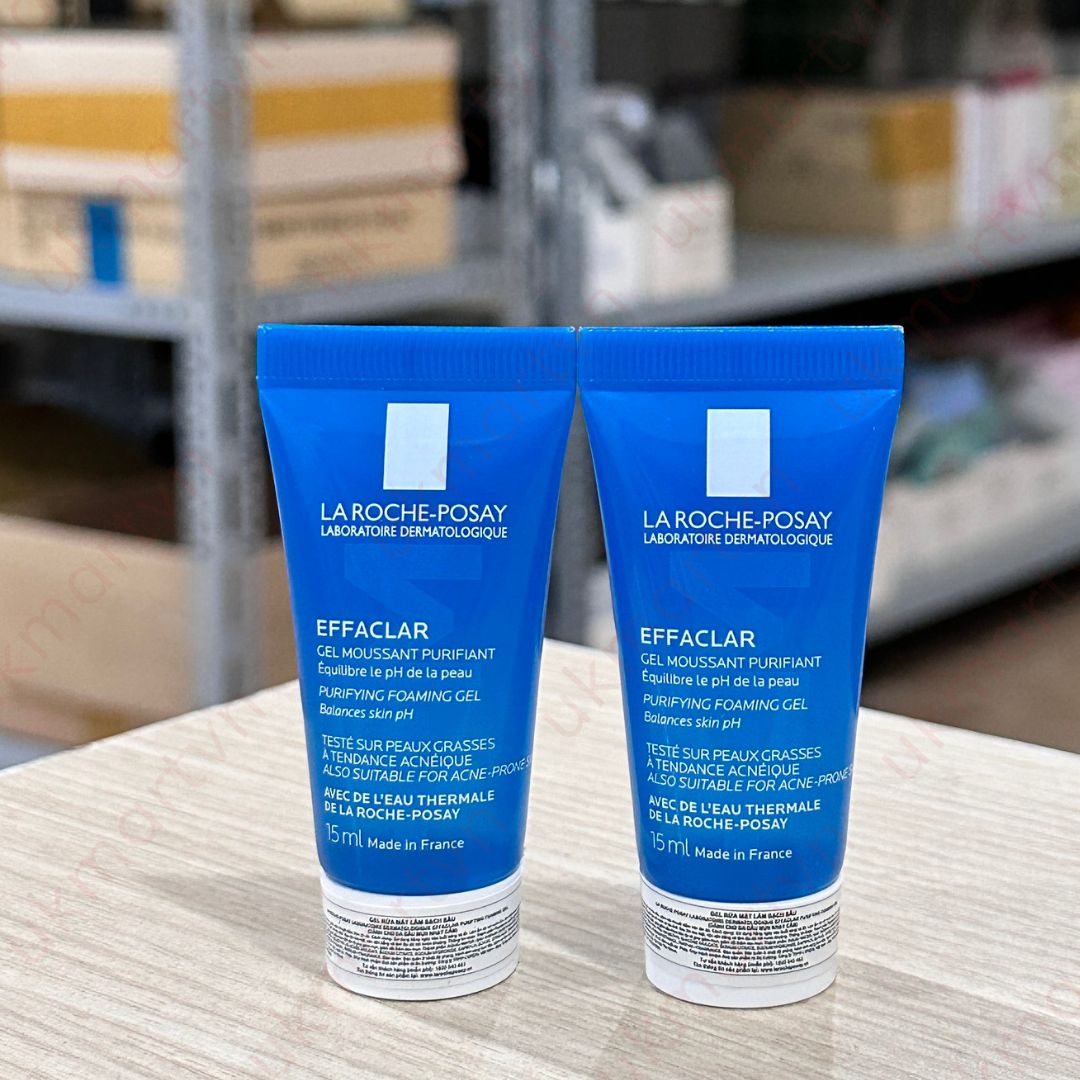 Minisize Sữa rửa mặt, kem B5 phục hồi, kem chống nắng La Roche-Posay