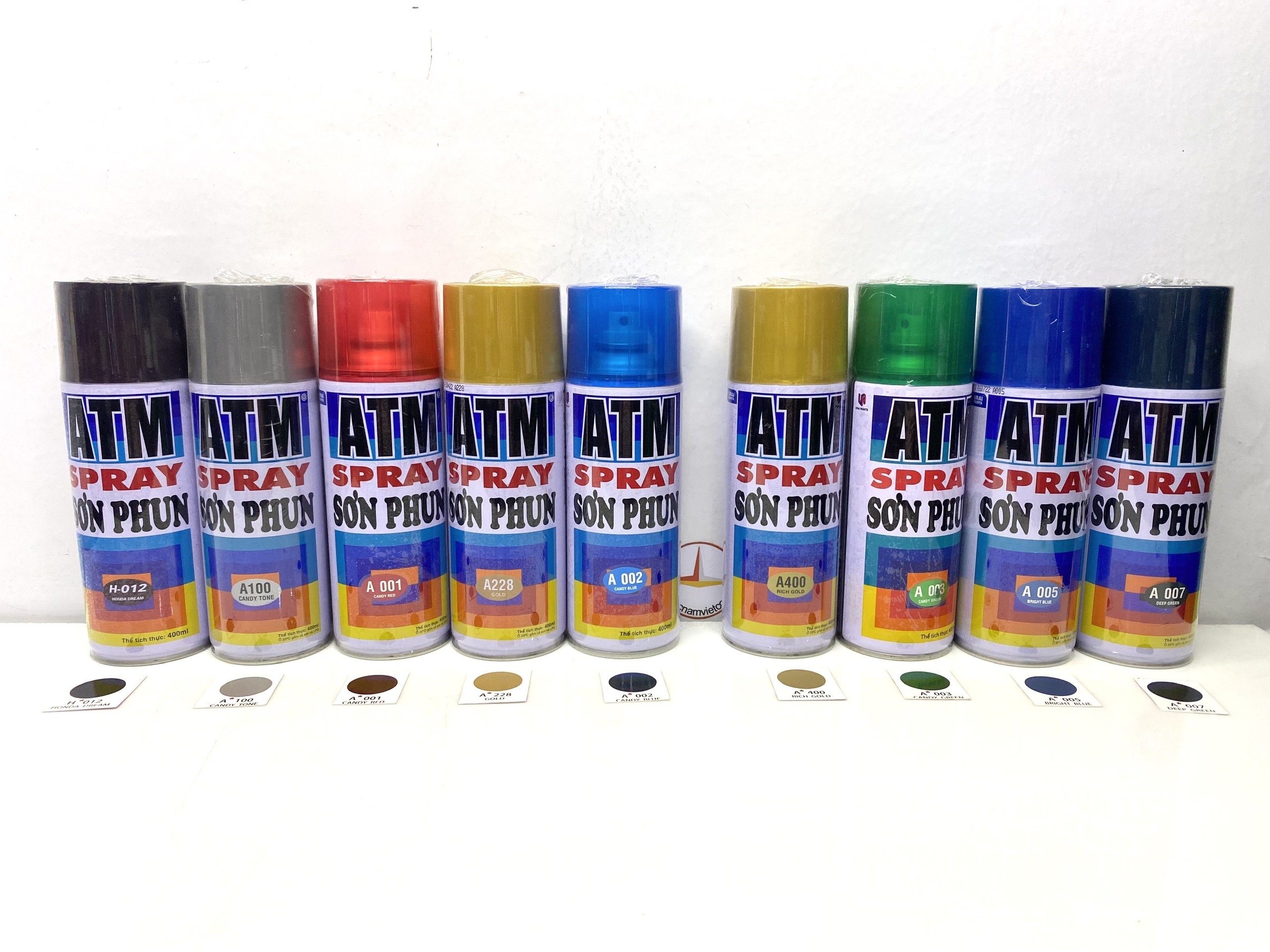 Spray Paint, Multi-Colored Atm Motorbike Spray Paint 400ml