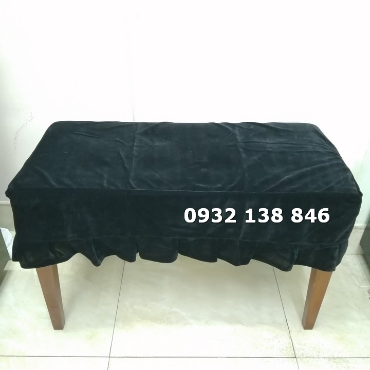 KHĂN PHỦ GHẾ ĐÀN PIANO CƠ LOẠI PHỦ GHẾ ĐÔI