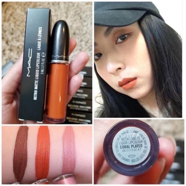 Son Kem Mac Retro Matte Liquid - Coral Plated
