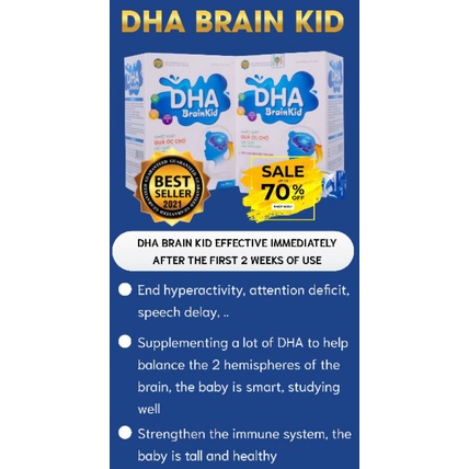 Cốm bổ não trẻ em DHA Brain Kid