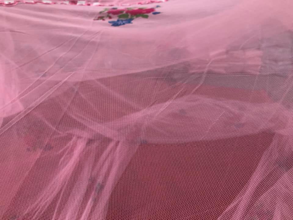 mùng vol xịn in bông cao cấp (1m6 x 2m)